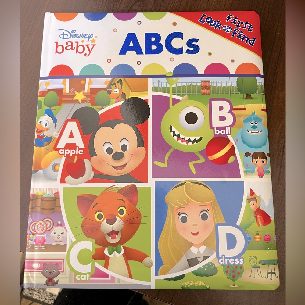 Disney Baby - ABCs First Look  Find - PI Kids (Look and Find) - New
